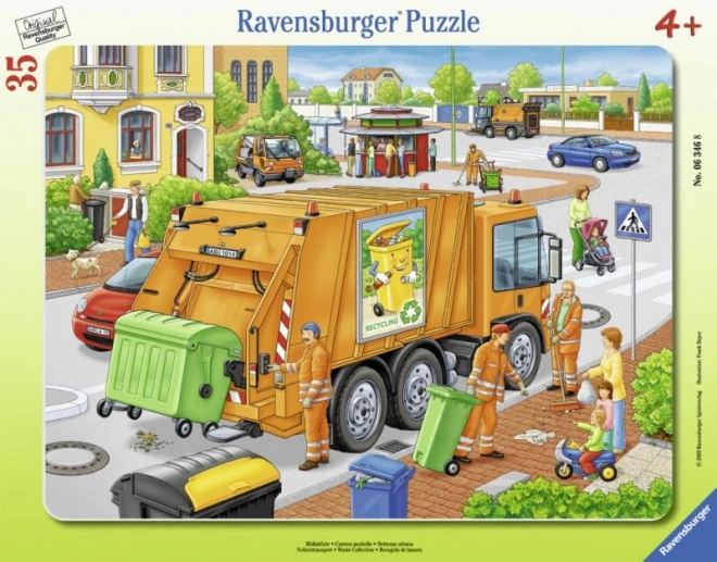 Ravensburger dėlionė Šiukšliavežiai 35 detalės
