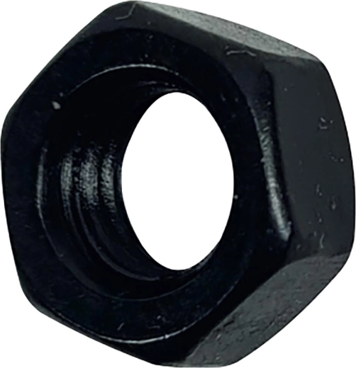 Hex nut M5 black, set of 30 pcs