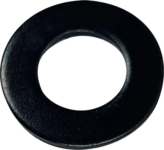 Flat washer M4 black – set of 30 pcs