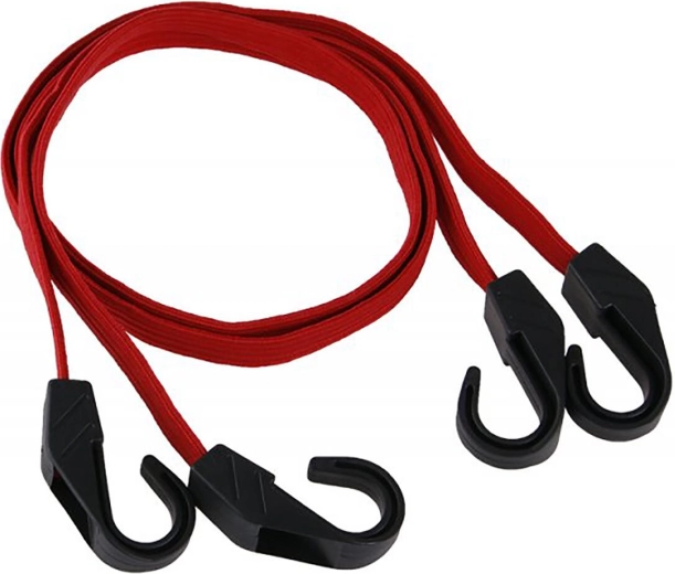 Flat Rubber Tie-Down Straps 1 m (2 pcs)