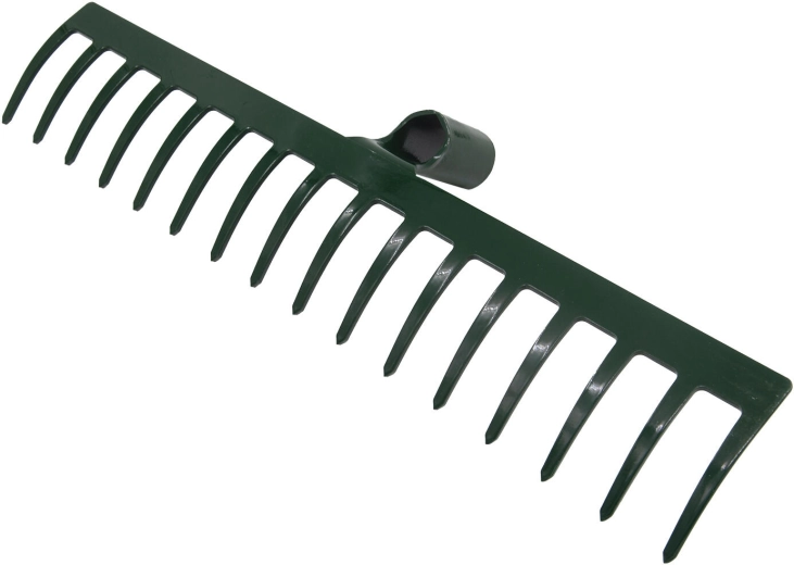 PROFI Rake 16 teeth steel 45.5 cm without handle
