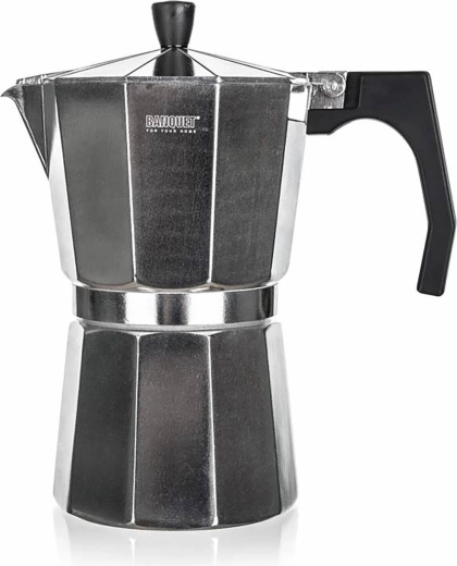 Kavinukas Bria 9 puodeliams, aliumininis moka kavinukas 400 ml