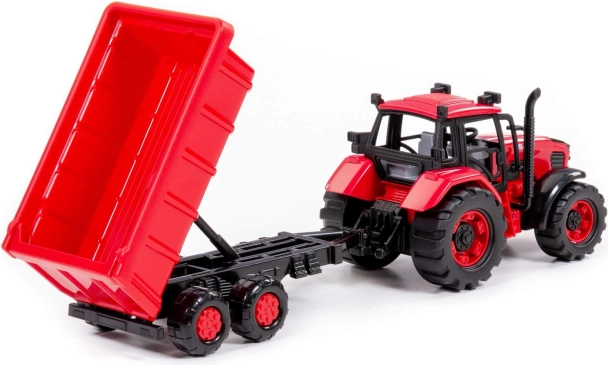 Traktorius su priekaba su inercine pavara – licencijuotas Minsk Tractor Works, jubiliejinis leidimas