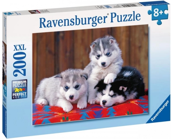 Ravensburger dėlionė Haskių šuniukai 200 dalių
