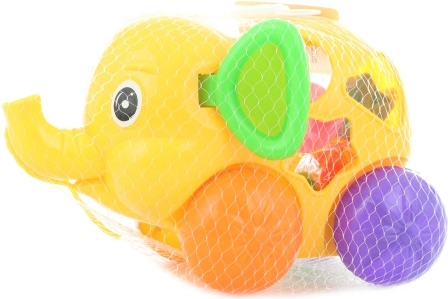 Formelių dėlionė dramblys vaikams nuo 18 mėn.