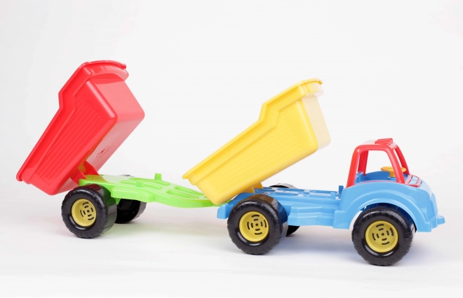 Dump Truck with Trailer