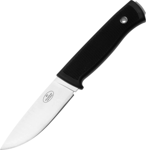 Fällkniven F1nZ outdoor knife 10 cm, satin, black, Thermorun, Zytel sheath