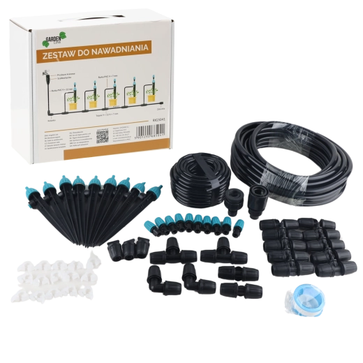 Drip Irrigation Kit with 10 Sprayers and Drippers