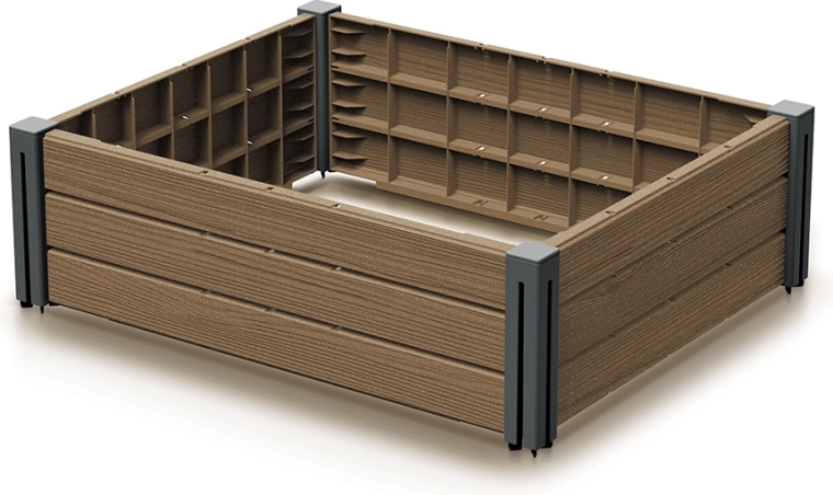 Raised Plastic Garden Bed Naturo ECO 75.6 cm BASE PLANT