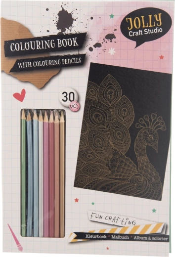 Scratch Art Pictures with Stylus – Set of 30 Sheets