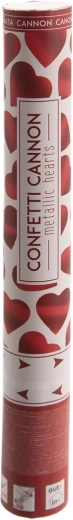 Red Heart Confetti Cannon 40 cm