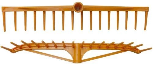 Šieno grėblys 59 × 10 cm, 16 dantų, plastikas, be koto