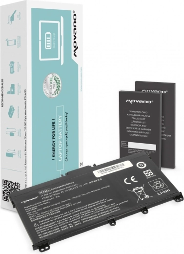 Movano TF03XL Battery for HP Pavilion 14-bf, 14-bp and 15-cd (3400 mAh, 39 Wh)