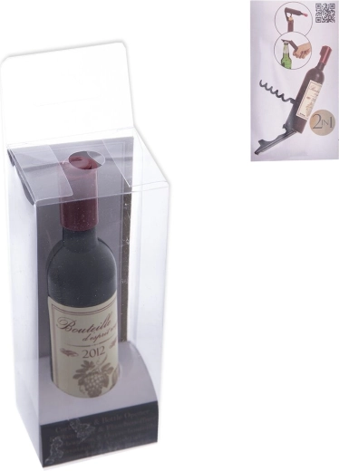 Bottle Opener for Wine and Beer, 12 cm