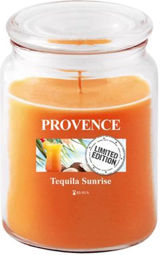Scented Glass Candle PROVENCE Tequila Sunrise 95 hours