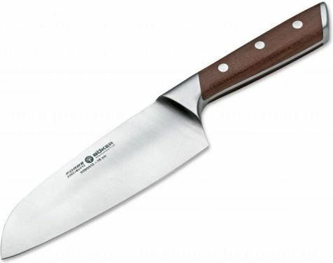 Böker Manufaktur Forge Wood Santoku kitchen knife 16 cm, maple