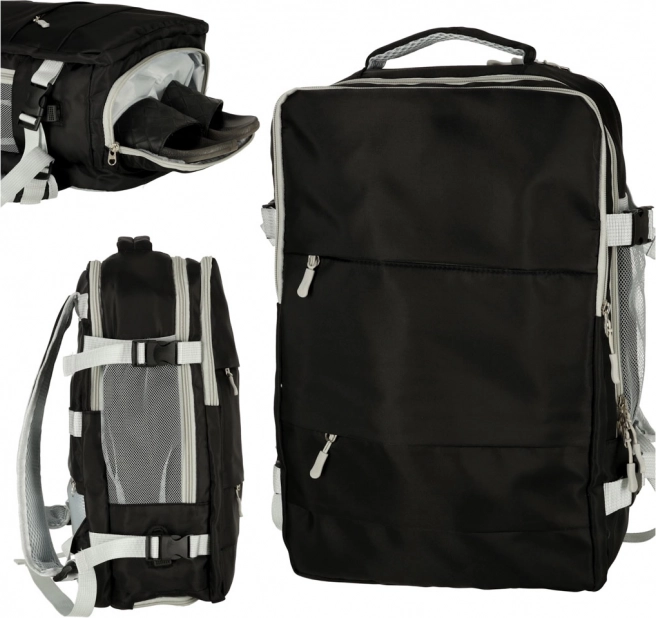 Atsparus vandeniui kelioninis kuprinė su USB prievadu į lėktuvą