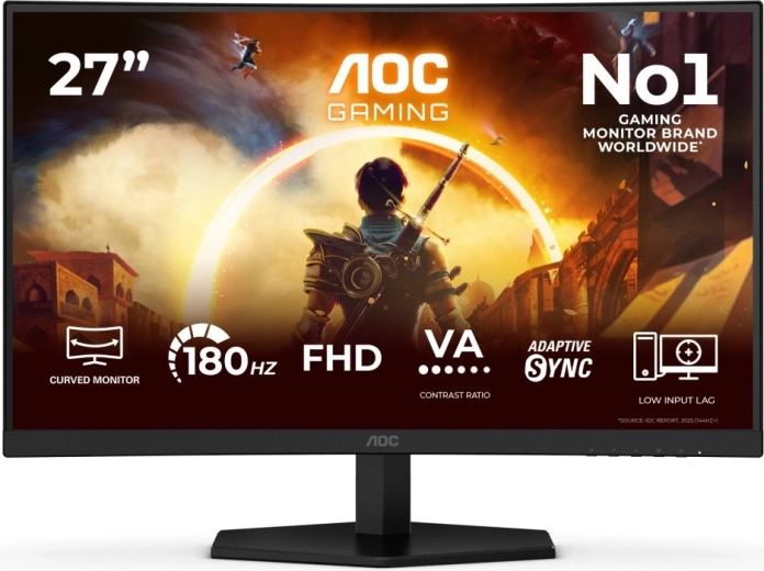 AOC Gaming C27G42FE 27" Curved VA 180 Hz Monitor