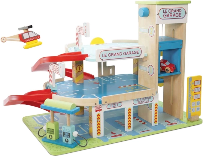 Le Toy Van medinis daugiaaukštis garažas Le Grand Garage