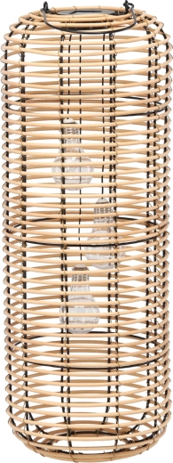 Ruda saulės energija įkraunama lempa, 62 cm