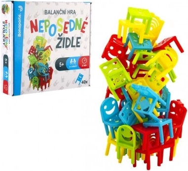 Neramios kėdės – pusiausvyros žaidimas vaikams