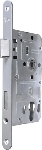 Mortise lock for Euro profile cylinder 72/55/8, L, ISEO