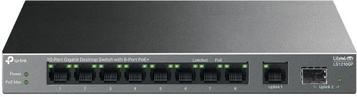 switch LS1210GP 10× GE PoE+