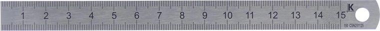 Steel Ruler 300 mm INOX Kmitex