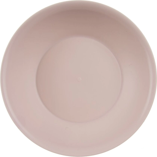 Deep plastic plate Sandy 18.5 cm, old pink