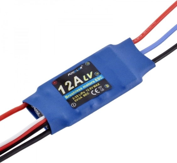 Flycolor Fly 12A lėktuvų apsukų reguliatorius (ESC)