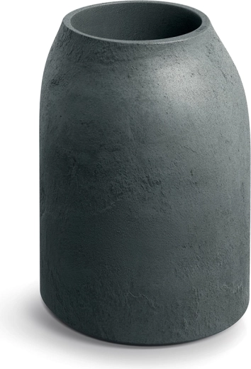 Gėlių vazonas Epocco Bold 48 cm – grafito spalvos, atsparus šalčiui, polietilenas