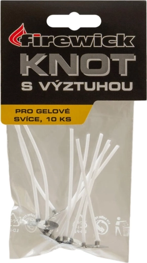 Wicks for gel candles with metal base (10 pcs)