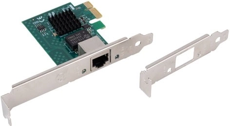 2.5GbE RJ45 PCIe Network Card (PCI Express x1) with Low-Profile Bracket
