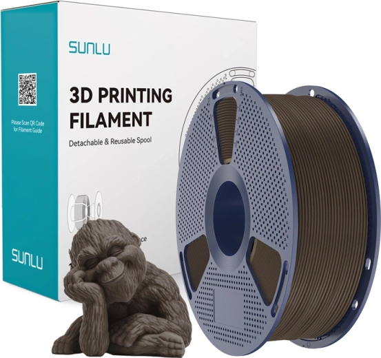 Sunlu Wood gija 3D spausdinimui, riešutas