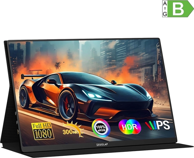 Portable Monitor ZEUSLAP P16A 16.1" Full HD 144 Hz