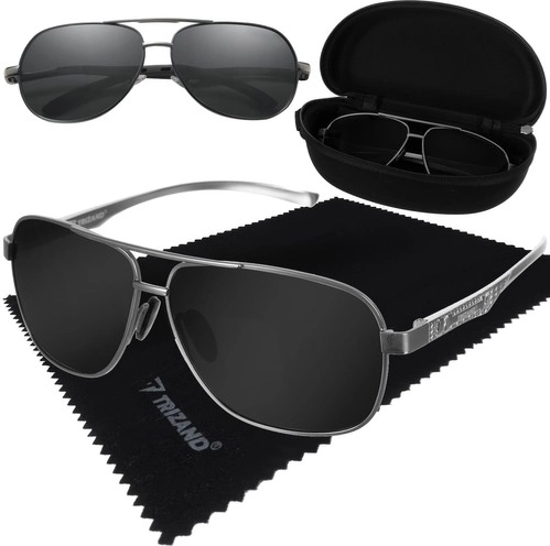 Trizand saulės akiniai su dėklu ir valymo šluoste