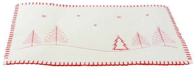 Veltinio kalėdinė stalo servetėlė TORO 45 × 35 cm – spalvų miksas
