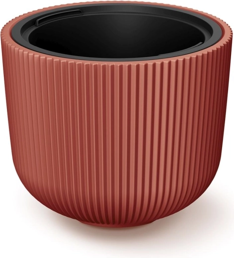 Planter with insert 39.1 cm copper MILLY