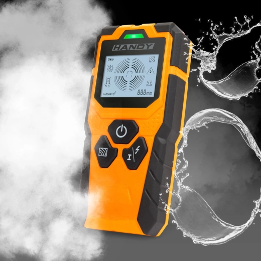 Digital multifunctional detector for metal, wood and electrical wiring up to 10 cm