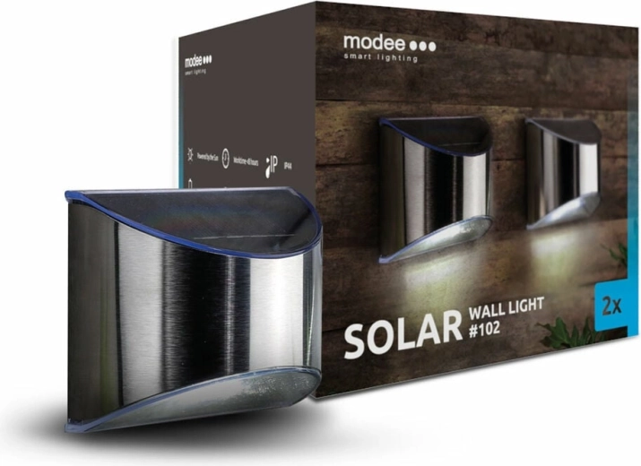 Modee Smart Lighting solar wall lights (set of 2)