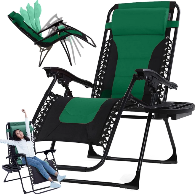 Sulankstoma sodo gultas Gravity su staliuku