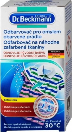 Dr. Beckmann dėmių spalvos nuėmiklis atsitiktinai nusidažiusiems audiniams 75 g