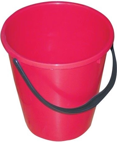 Plastic bucket 5 l – color mix