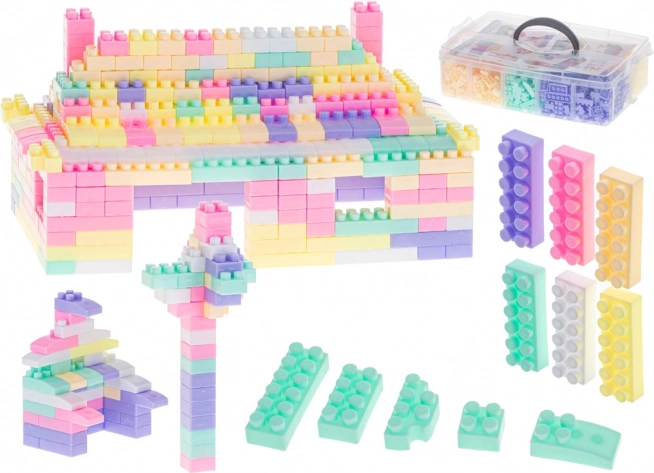 Kūrybinis statybos rinkinys – kaladėlės, 580 vnt.