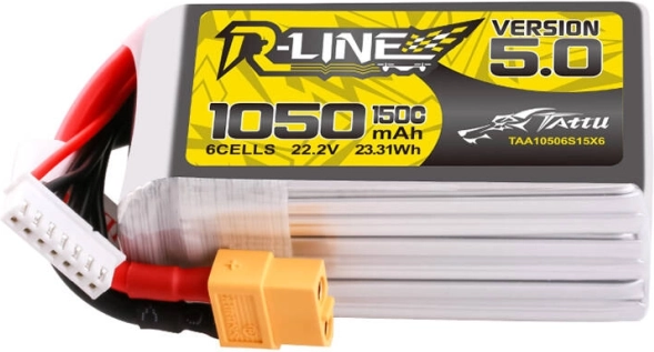 LiPo baterija Tattu R-Line 1050mAh 22.2V 150C