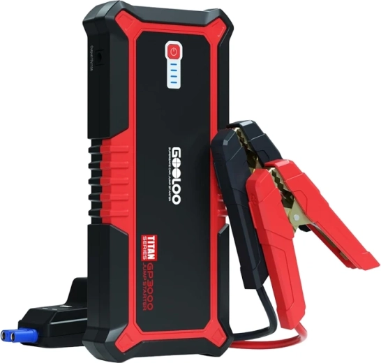 Gooloo GP3000 12 V užvedimo įrenginys ir išorinė baterija (powerbankas) 59,2 Wh