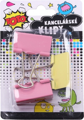 Kanceliariniai segtukai 41 mm, rinkinys 3 vnt.