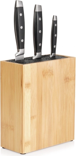 Bambukinis peilių blokas 19,5 × 9 × 23 cm