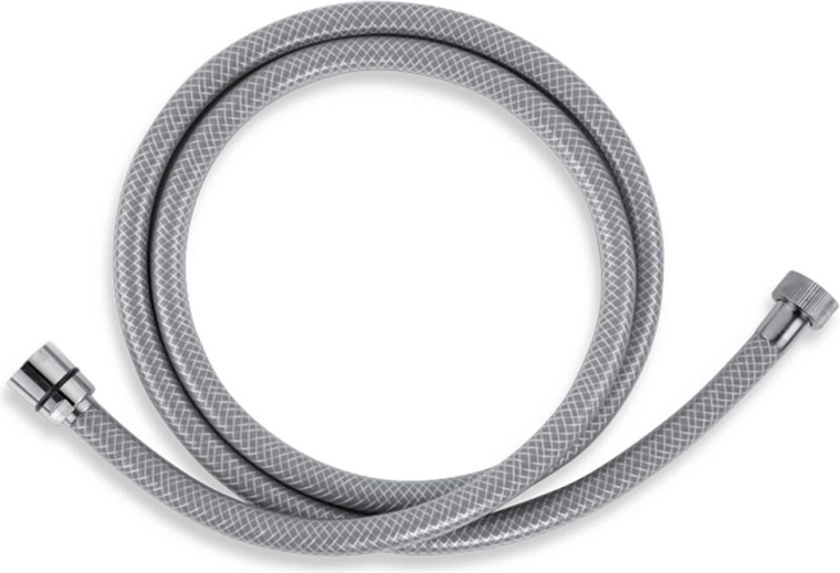 Dušo žarna 150 cm iš PVC, pilka