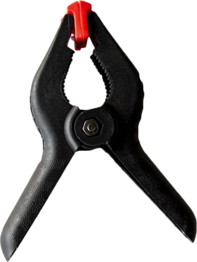 Plastikinis spyruoklinis spaustuvas 100 mm